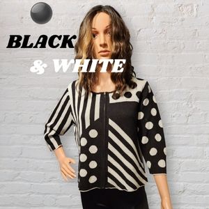 Vintage Cardigan Sweater w/ Zip Sz. M